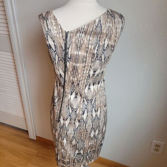 Joeffer Caoc Snakeskin Cocktail Dress - Picture 5 of 8